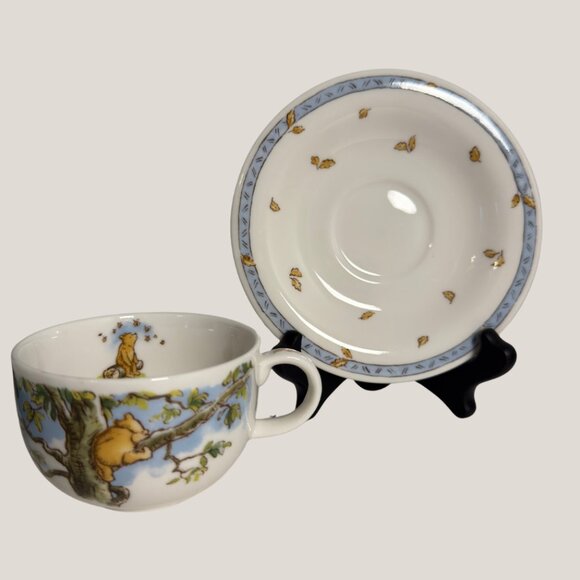 Disney Winnie the Pooh Cup & Saucer Set,  Classic Collectible Tea Set - Picture 1 of 9